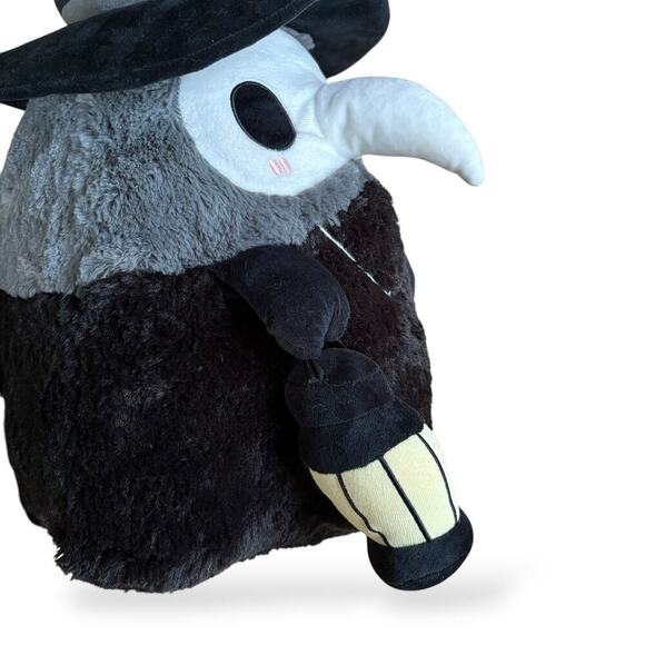 Squishable Plague Doctor 18” Mask Hat Plush Figure Black Spooky Goth lantern - Picture 10 of 13